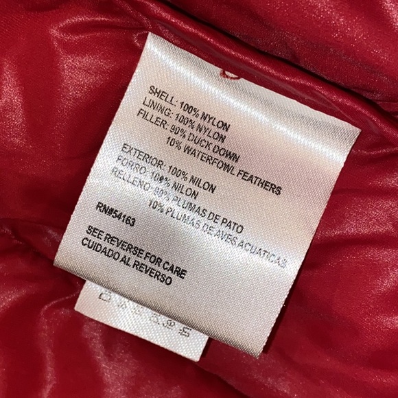 Calvin Klein women’s pink packable lightweight premium down jacket size large - Picture 3 of 10